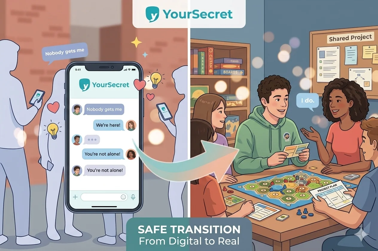 YourSecret: how to make friends in college