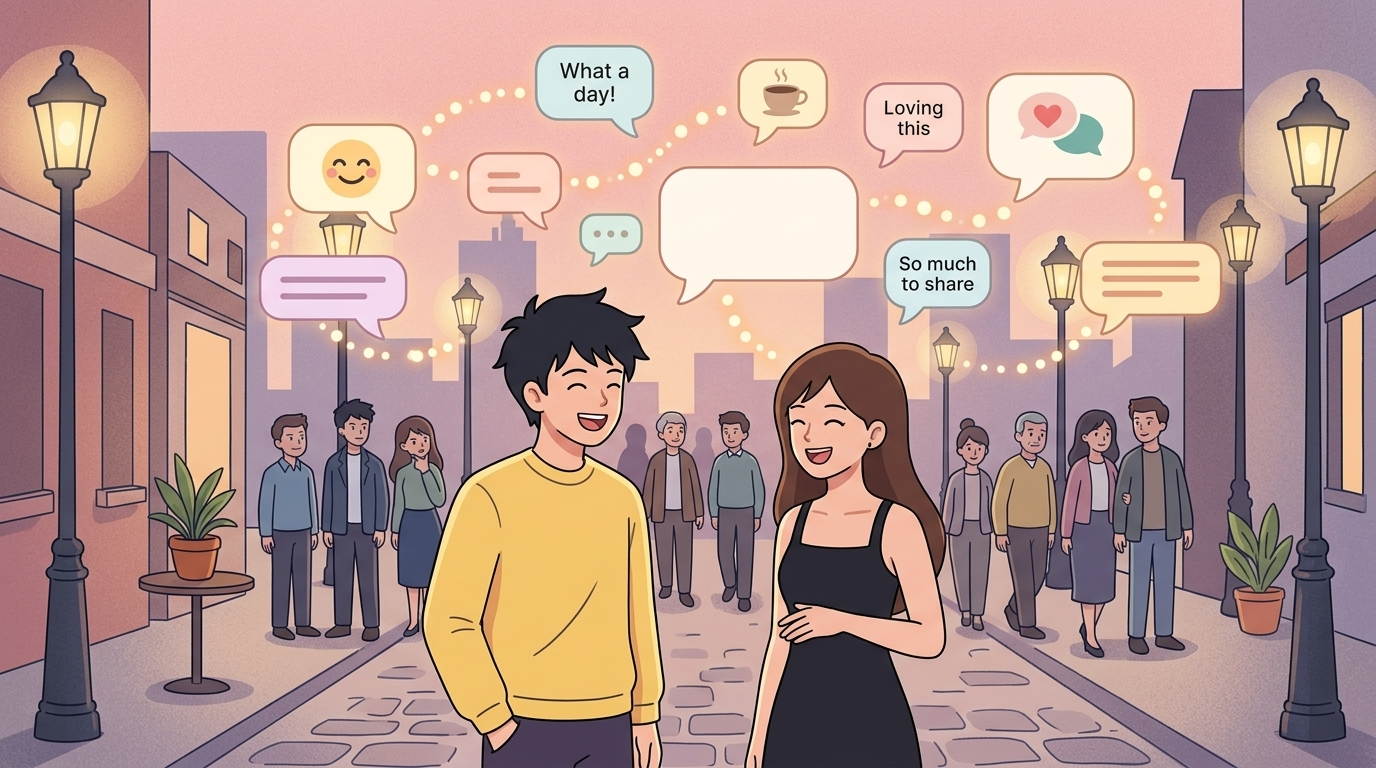 instant connection with someone
