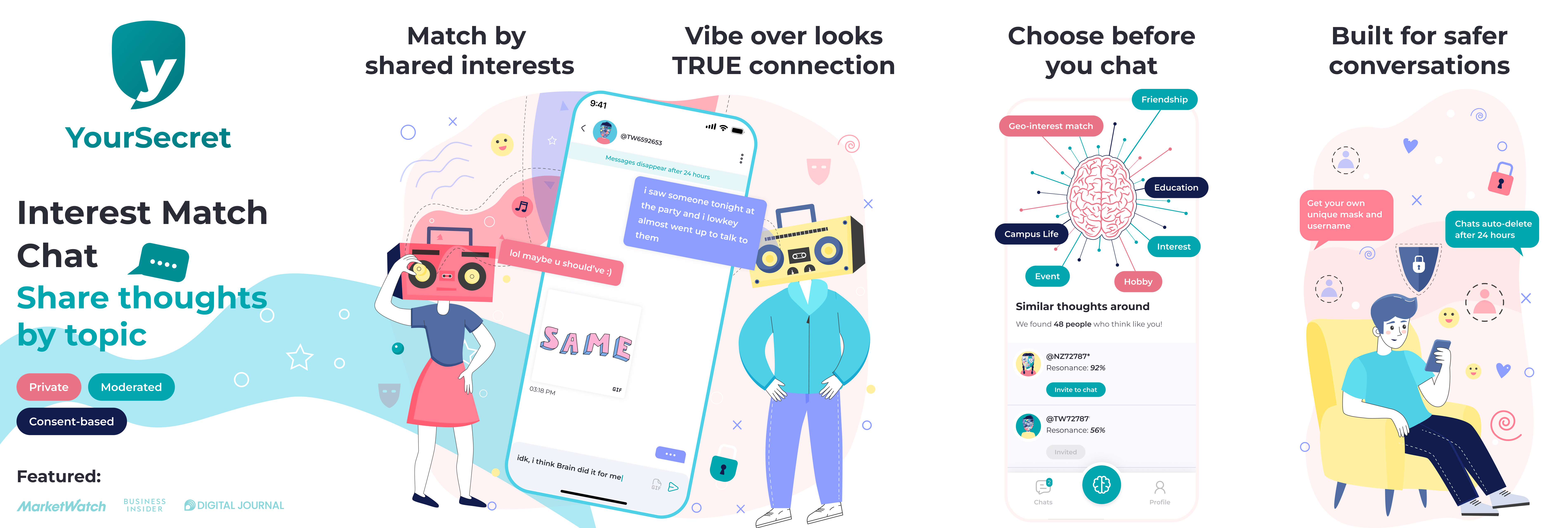 YourSecret Keep in Touch